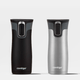 Kit com 2 Copos Termicos West Loop AUTOSEAL® Preto e Inox Contigo _ 473ml-min